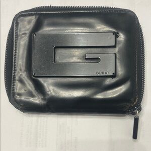 Gucci Tom Ford Black Leather Men's Wallet